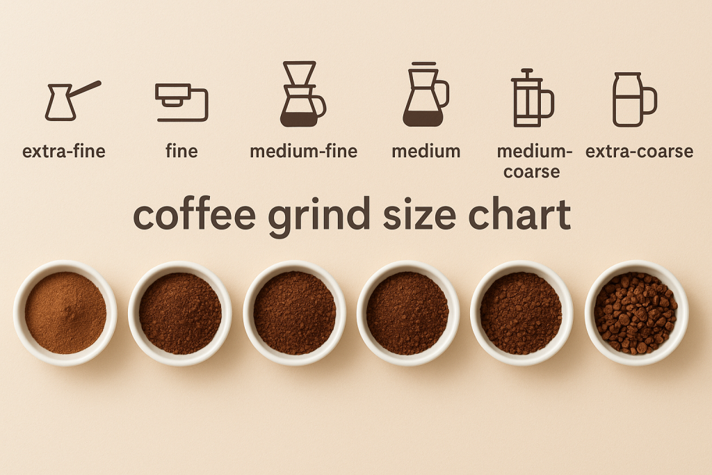 coffee grind size chart