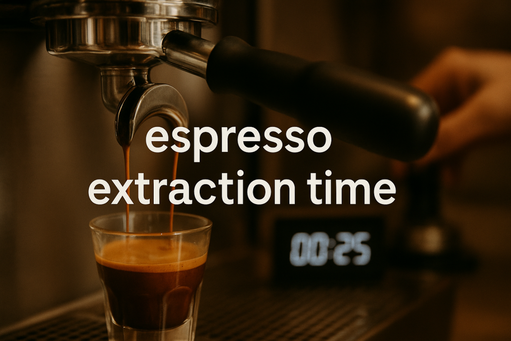 espresso extraction time