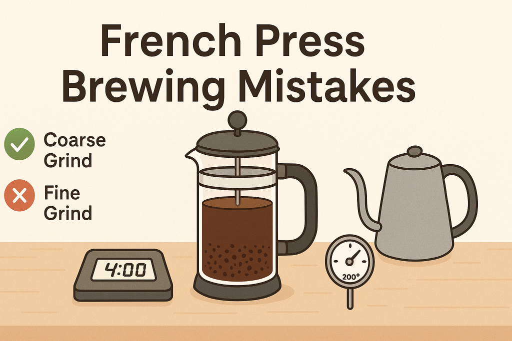 french press brewing mistakes