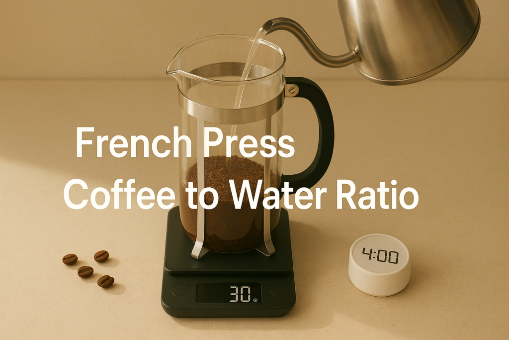 french press coffee to water ratio