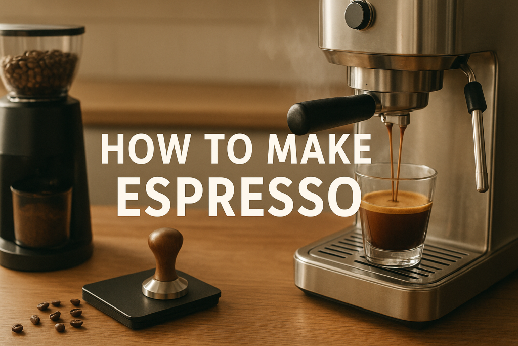 how to make espresso