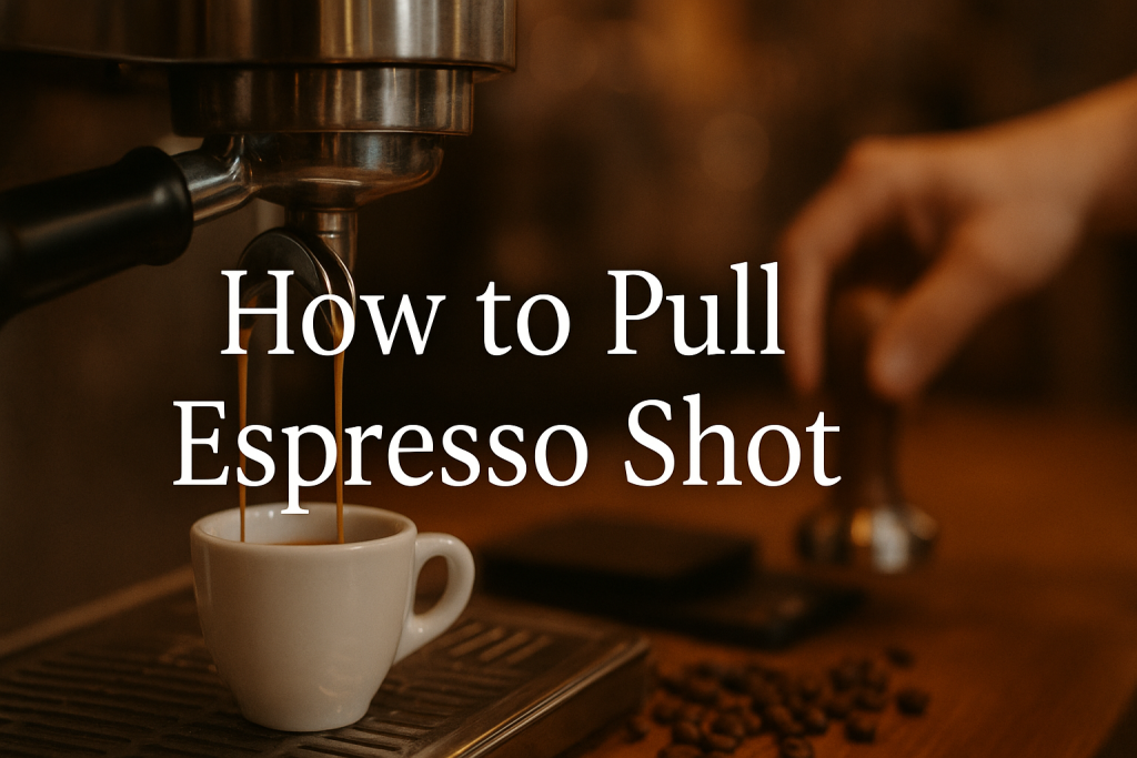 how to pull espresso shot