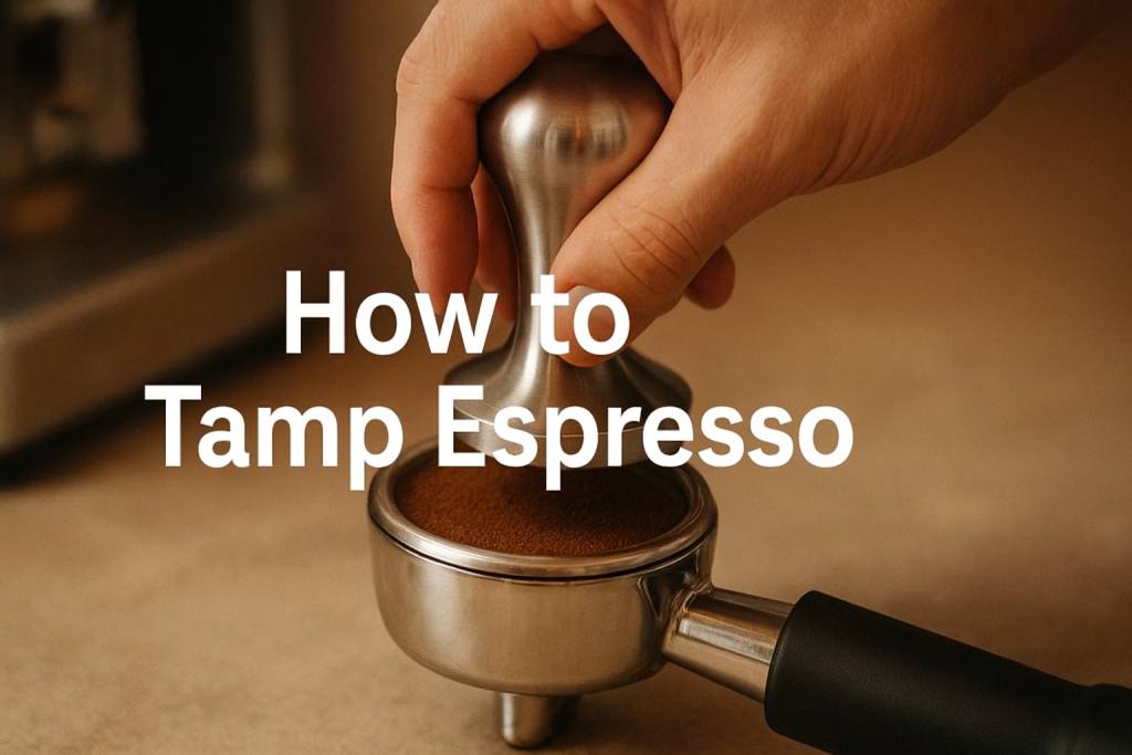 how to tamp espresso
