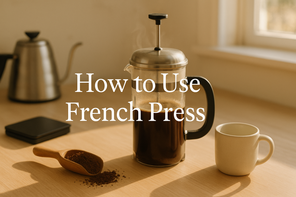 how to use french press