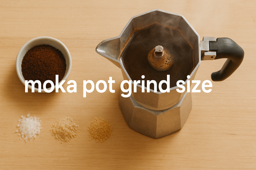 moka pot grind size