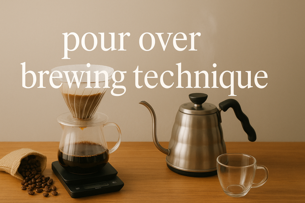 pour over brewing technique