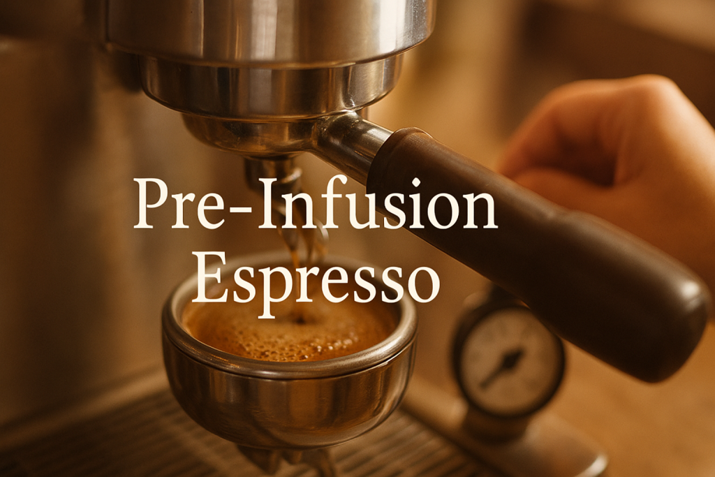 pre-infusion espresso