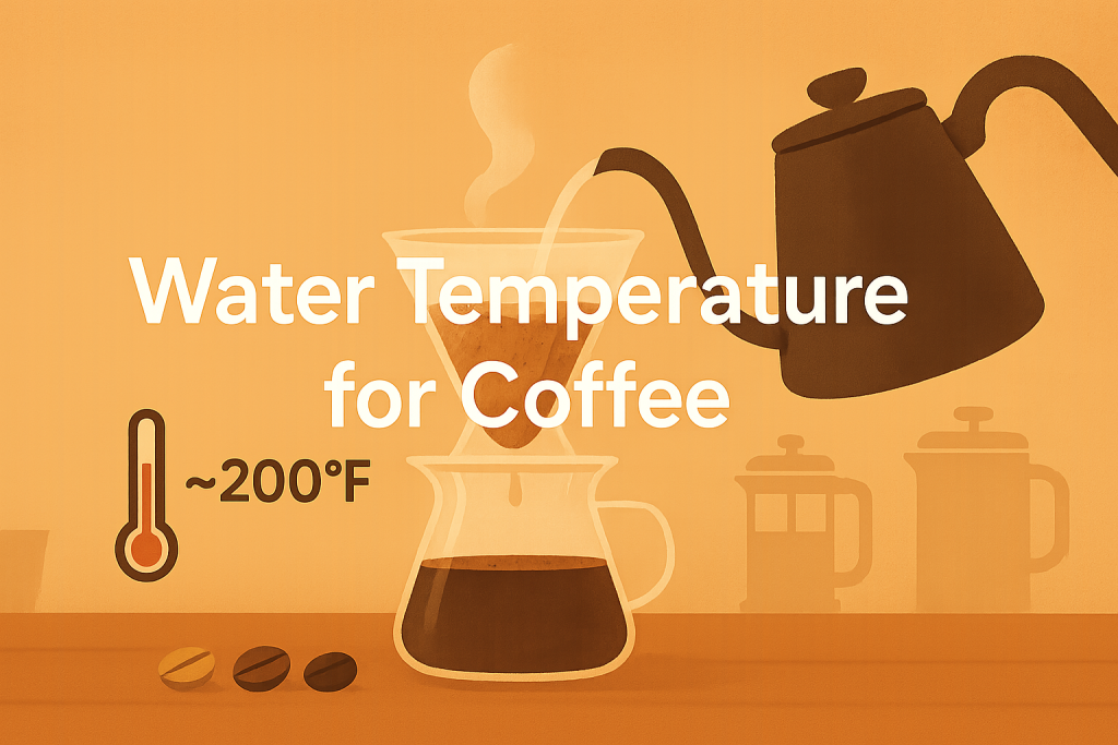 water temperature for coffee