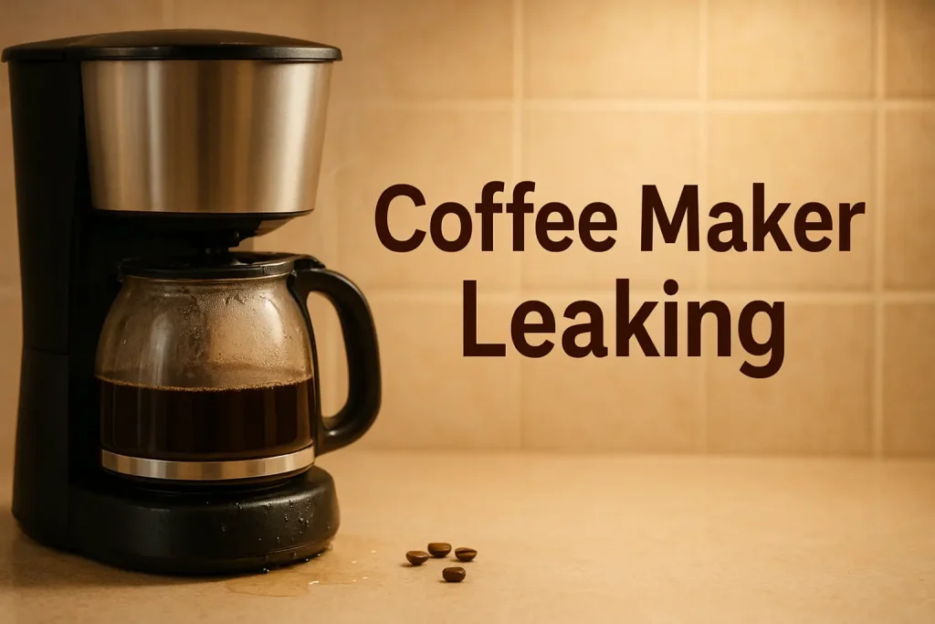 coffee maker leaking