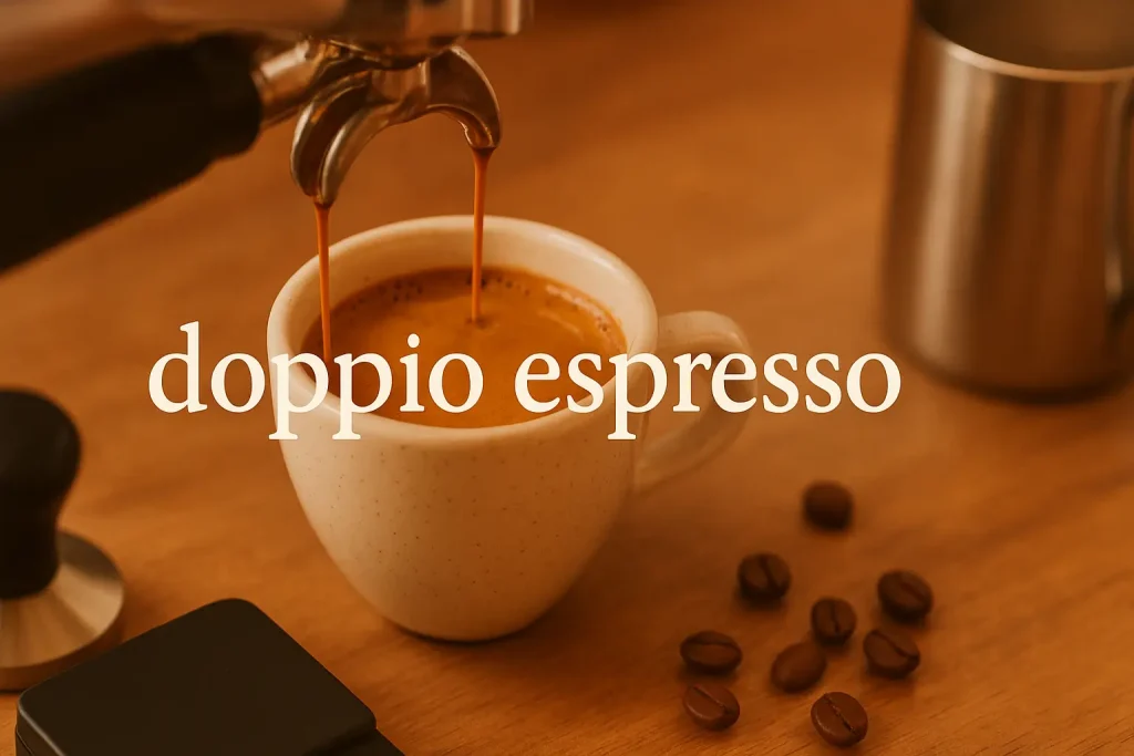 doppio espresso