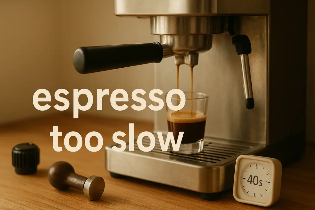 espresso too slow
