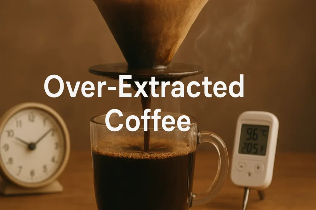 over extracted coffee
