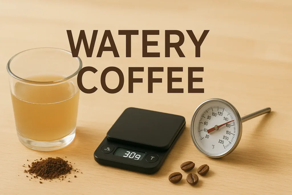 watery coffee