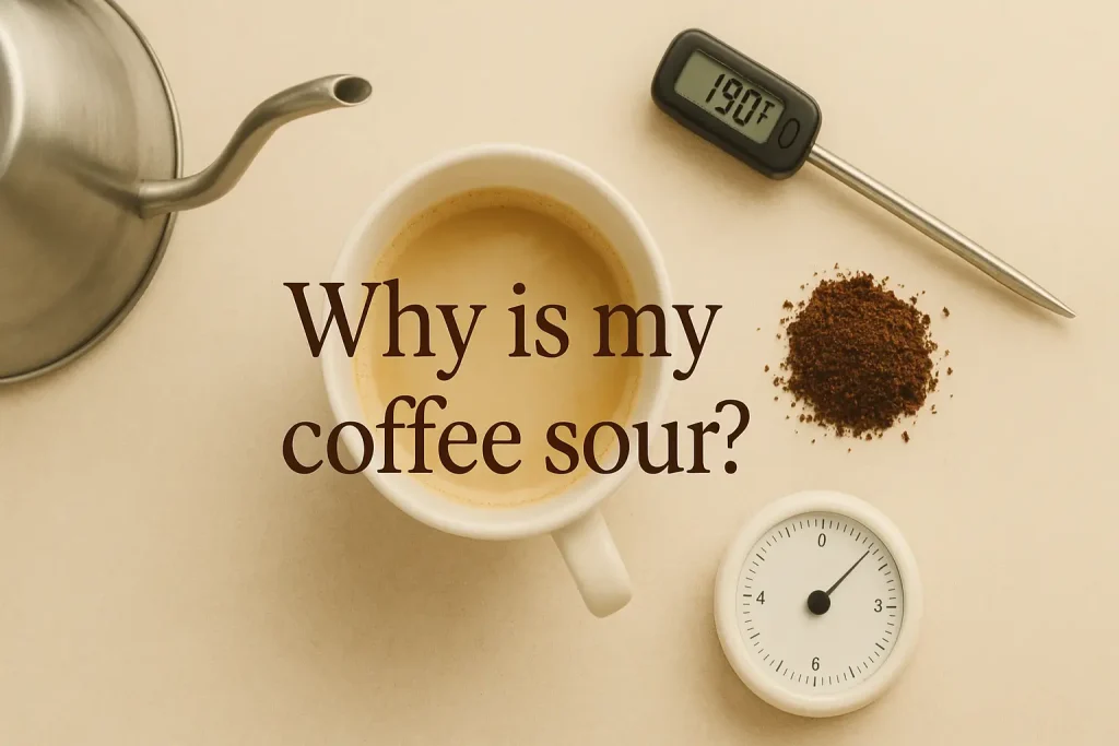 why is my coffee sour