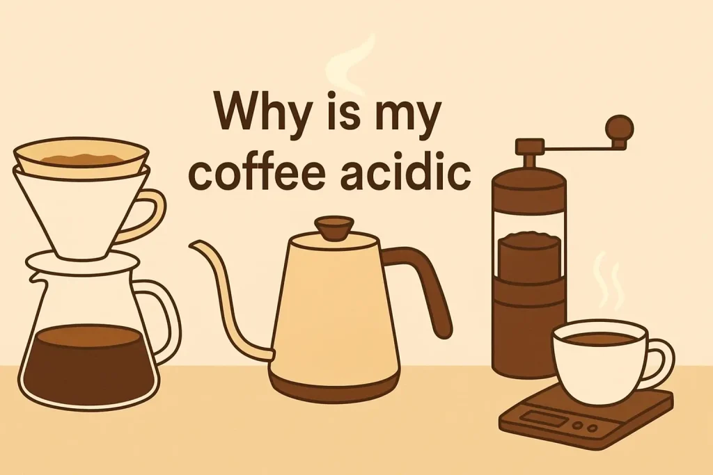 why is my coffee acidic