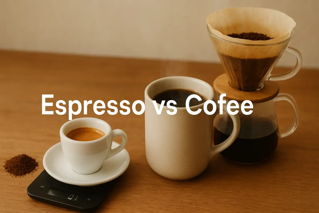 espresso vs coffee