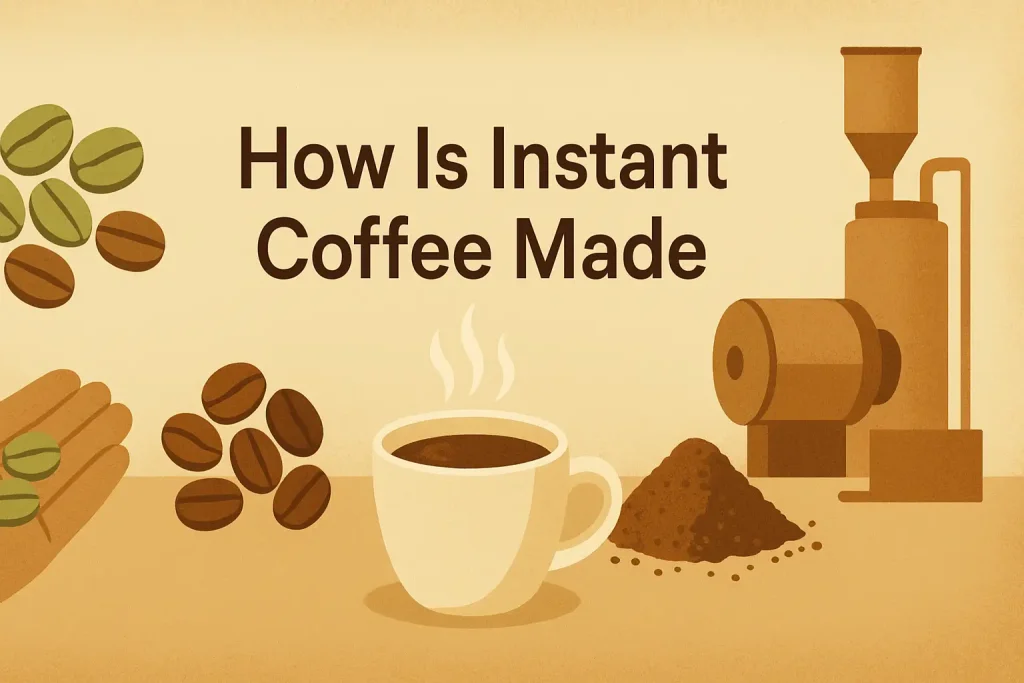 how is instant coffee made