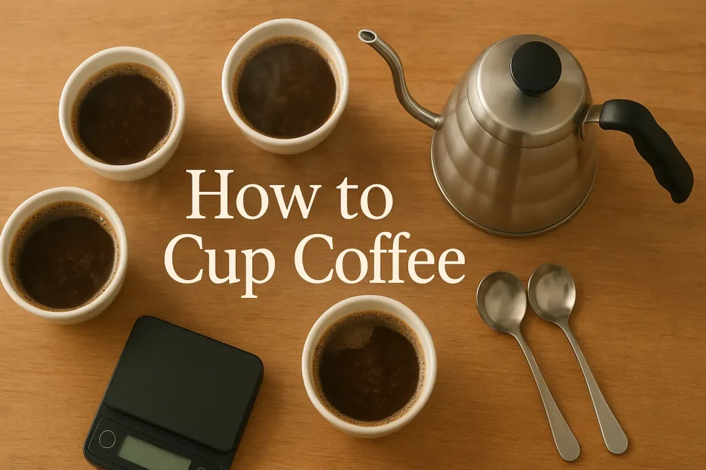 how to cup coffee