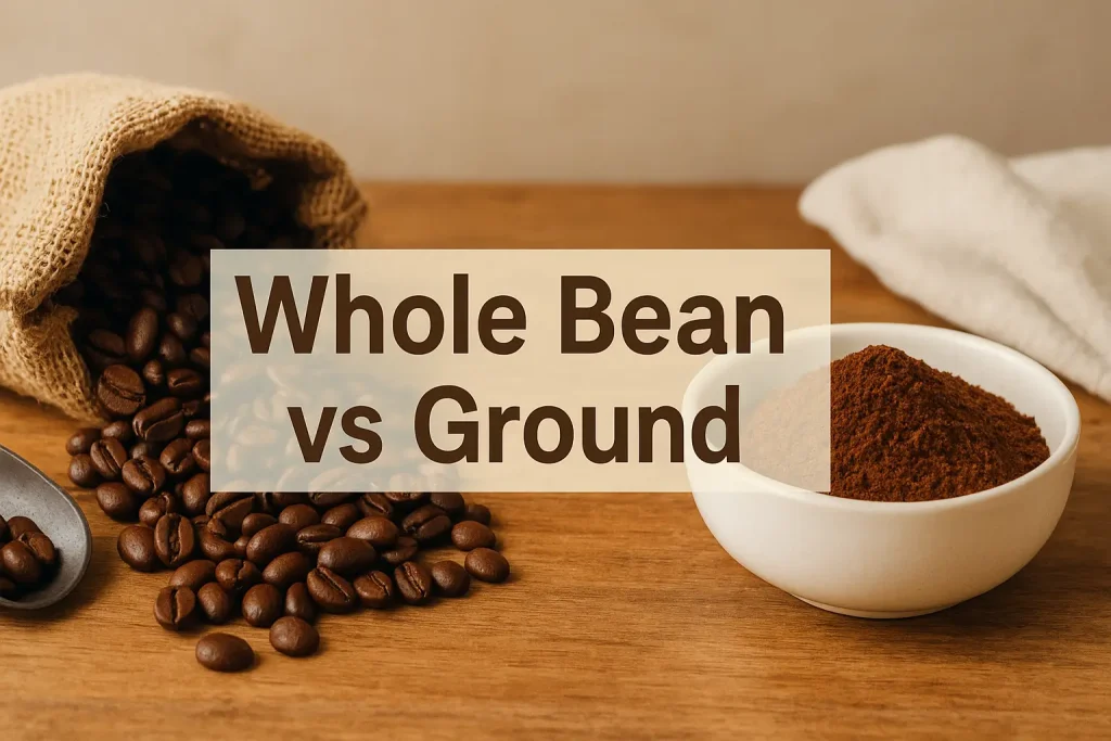 whole bean vs ground