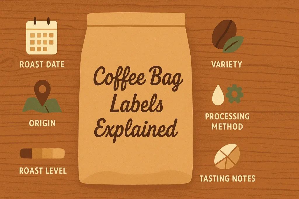 coffee bag labels explained