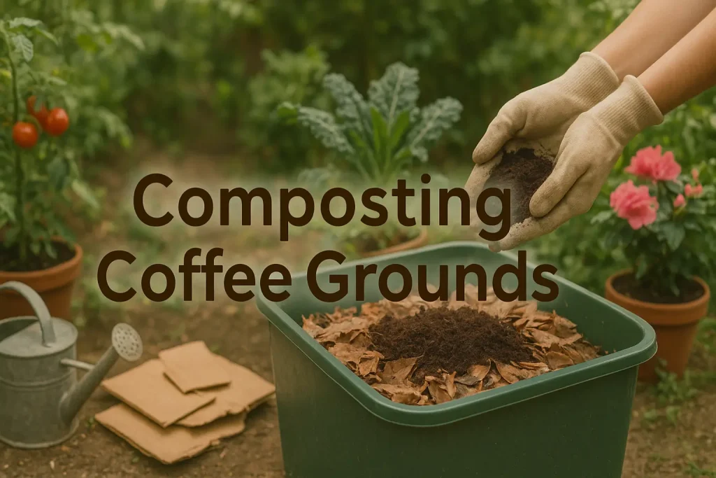 composting coffee grounds
